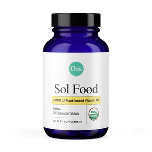 supplement productsOra Organic Vitamin D3 2000IU - Vegan Vitamin D Chewables from Lichen for Bone Health, Immune Support, & Mood | Maximum Absorption - 1 Month Supply, 30 Vegan Chewable Vanilla Tablets - JerryCherryUSA