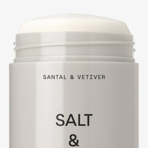 Salt & Stone Aluminum Free Deodorant | Extra Strength 48 Hour Protection for Women & Men | Made with Seaweed Extracts, Niacinamide & Prebiotics | Santal & Vetiver Salt & StoneBuy Supplements Australia