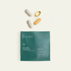 Perelel Men’s Multi Support Pack, Daily Multivitamin with Magnesium, Omega 3, CoQ10 & Folate, Nutritional Support Perelel
