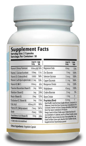 Men’s Multivitamin Supplement – Daily Energy, Immune & Heart Support – with Zinc, Magnesium, B12, CoQ10, Turmeric, Ginseng & More – 60 Vegetable Capsules – AnuMed AnuMed InternationalBuy Supplements Australia