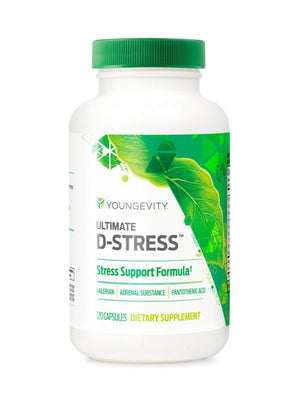 Youngevity Ultimate D-Stressβ’ β Natural Stress Relief Supplement with Magnesium, Valerian Root Extract, and B Vitamins β Supports Adrenal Health and Nervous System β 120 Capsules (Pack of 1) YoungevityBuy Supplements Australia