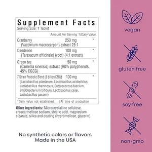her own UTI, Helps Restore pH Balance, Supports Vaginal Flora and Balance, Promotes Urinary Health, 7 Strain Probiotic Blend, Shelf Stable, Gluten and Soy Free, Vegan, 30 Capsules, 30 Servings her ownBuy Supplements Australia