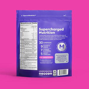 L'Evate You Vitality Daily Greens Powder (28 Servings) 30 Superfoods, 9 Greens - for a Cellular Energy Boost, Powered by M-Charge Complex for All Day Energy (Tart Cherry) Steve Harvey's L'Evate You buy supplements Au