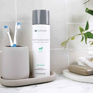 CariFree Maintenance Rinse, Mint Flavored, Anti-Cavity Fluoride Mouthwash, Dentist Recommended, Prevents Oral Decay, Freshens Breath, Alcohol-Free,