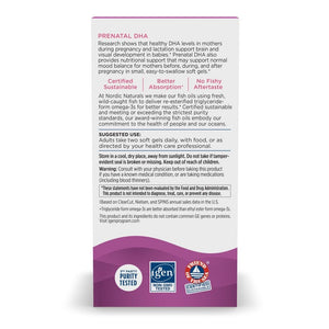 Nordic Naturals Prenatal DHA, Unflavored - 180 Soft Gels - 830 mg Omega-3 + 400 IU Vitamin D3 - Supports Brain Development in Babies During Pregnancy & Lactation - Non-GMO - 90 Servings Nordic NaturalsBuy Supplements Australia