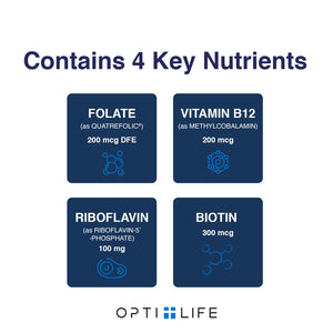 Opti + Homocysteine Capsules | Daily Brain and Heart Health Supplements* | Brain Supplement with Methylcobalamin & Methylfolate | 60 capsules/30 Servings Opti + Life buy supplements Au