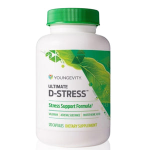 Youngevity Ultimate D-Stressβ’ β Natural Stress Relief Supplement with Magnesium, Valerian Root Extract, and B Vitamins β Supports Adrenal Health and Nervous System β 120 Capsules YoungevityBuy Supplements Australia