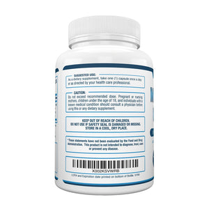 Purely Optimal Magnesium Complex - 6 Forms Magnesium Glycinate, Citrate & Malate - Sleep Support, Stress Relief, Muscles, Heart Health & Relaxation - Magnesium Supplement for Women & Men, 120 Caps Purely Optimal buy supplements Au