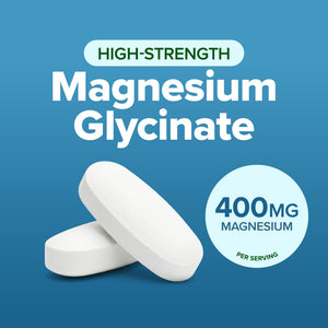 Magnesium Glycinate 400mg | 4+ Month Supply | Sleep, Relaxation & Muscle Support | High Absorption Chelated Magnesium Supplement for Women & Men | Gentle on Digestion | Vegan | 270 Tablets Purely Holisticย buy supplements Au