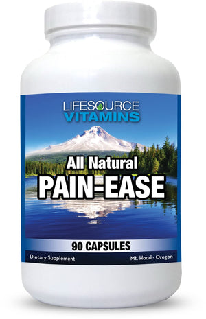 LifeSource Vitamins All Natural Pain Ease ā 20 Synergistic Herbs and Enzymes That Naturally & Safely Support: Headaches & Migraines - Knees ā Shoulders ā Joints ā Leg Pain ā Tension LifeSource VitaminsBuy Supplements Australia
