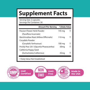 NeuroMax β Natural Herbal Blend with Passion Flower, Marshmallow Root & California Poppy β Non-GMO, Easy-to-Take Capsules, Made in USA, GMP Certified Facility - 60 Capsules, 1 Month Supply Natureβs NutriWaveBuy Supplements Australia