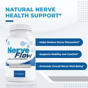 Orby NerveFlow โ Natural Daily Wellness Supplement with Magnesium, Turmeric & CoQ10 โ Non-GMO, GMP Certified, Made in USA โ 30 Capsules, 1 Month Supply OrbyBuy Supplements Australia