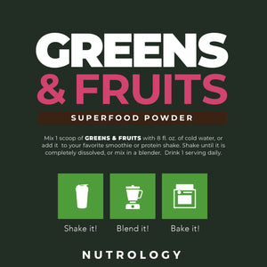 Nutrology Greens & Fruits Powder-Naturally Sourced Superfood, Chocolate (30 Servings) Zen Natural Magnesium Supplement (30 Servings) Nutrology buy supplements Au