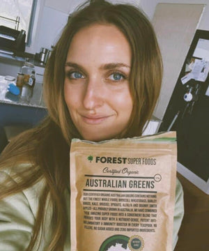 Certified Organic Australian Greens Whole Food Blend | 7 Incredible Whole Foods | No fillers or additives Forest Super FoodsΒ buy supplements Au