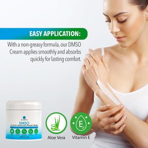 Dr. Robaina DMSO Cream - 99.9% Pure DMSO Pharmaceutical Grade | Formula with Zechstein Magnesium, Arnica, Aloe Vera, Vitamin E - 4 oz Dr. RobainaΒ buy supplements Au