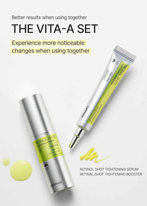 celimax Retinal Booster 15ml + Retinol Serum 30ml, Anti-aging Gifts for Women, Korean Skin Care