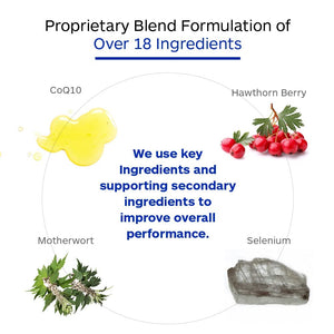 Professional Botanicals Cardio-CoQ CoQ10 - Vegan Formulated Coenzyme Q10 with Hawthorne Berry Valerian Root and Cayenne Pepper - 60 vegetarian capsules Professional Botanicals buy supplements Au