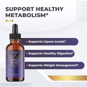 HoneyBurn Purple Honey β Natural Daily Supplement with 11 Plant & Bee-Based Ingredients β Supports Healthy Digestion & Balanced Body Routine β 60 ml, 30 Servings, 1 Month Supply Natureβs NutriWaveΒ buy supplements Au
