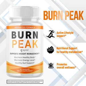 (2 Pack) Burn Peak Capsules, Official Burnpeak Pink Salt Pills with All Natural Ingredients, Advanced BurnPeak Health Supplement with Premium Vitamins for Active Lifestyle Support (120 Capsules) SyvorBuy Supplements Australia