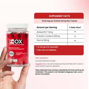 Alexsyn Antioxidant Support Formula β Concentrated Vegan & Gluten-Free Capsules β Helps Defend Against Oxidative Stress and Maintain Daily Vitality β 60 Capsules AlexsynBuy Supplements Australia