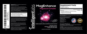 Intelligent Labs MagEnhance Magtein Magnesium Complex Supplement L-Threonate with Magnesium Glycinate and Taurate, 90 Capsules Intelligent LabsΒ buy supplements Au