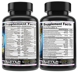MST Foundation Stack, ZMK Nighttime Multi-Mineral, 120 V-Caps and MVP-365 Premium Multiple Vitamin, 1000iu Vitamin D3, 120 V-Caps, BSCG Certified Drug Free Millennium Sport Technologies MSTBuy Supplements Australia