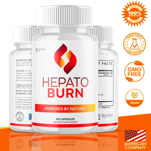 (2 Pack) Hepato Burn Capsules, Official Hepato Burn Pills with All Natural Premium Ingredients, Hepatoburn Energy and Fitness Vitamin Supplement, Hepatoburn Lifestyle Powered by Nature (120 Capsules) Syvor buy supplements Au