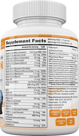 Keto Brain Booster - Brain Supplement - Focus, Concentration, Memory Neuro Supplement for Women & Men - Supports Learning, Energy, Immunity - All Natural, Non GMO, Made in USA - 60 Capsules Slim Heat buy supplements Au