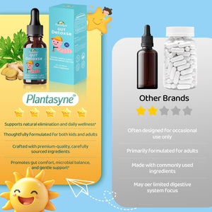 Plantasyne Herbal Gut Cleanse Drops with Black Walnut Hull & Barberry Root | Gentle Liquid Detox for Gut & Colon Support | for Adults & Kids|30 Servings Plantasyneย buy supplements Au