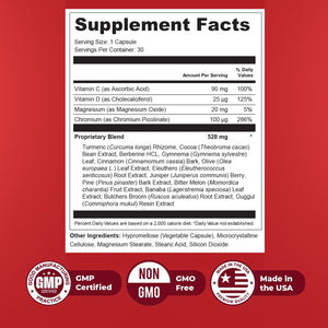 Orby GlycoSwitch β Natural Daily Wellness Supplement with Vitamin C, D3, Magnesium & Chromium β Non-GMO, GMP Certified, Made in USA β 30 Capsules, 1 Month Supply OrbyBuy Supplements Australia