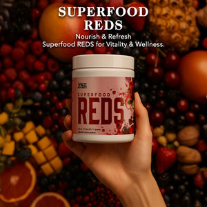 Mett Wellness Superfood REDS | 10.72 oz | With Vitamins A, C & E | Helps Maintain Nitric Oxide Levels | Supports Daily Wellness Mett WellnessΒ buy supplements Au