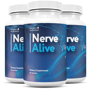NerveAlive โ Natural Daily Wellness Supplement w/ Passionflower, Marshmallow Root & Prickly Pear Extract โ 100% Natural Ingredients, Non-GMO, GMP Certified, Made in USA โ 60 Capsules, 3 Month Supply Natureโs NutriWaveBuy Supplements Australia