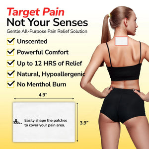 LABOFLEX Arnipatch Natural Arnica Pain Relief Hydrogel Patches โ Long Lasting Relief for Muscle Soreness, Swelling, Inflammation, Stiffness & Injury on Back, Knee & Neck (Box, 10, Count) LABOFLEXBuy Supplements Australia