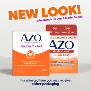 AZO Bladder Control with Go-Less Daily Supplement | Helps Reduce Occasional Urgency, leakage due to laughing, sneezing and exerciseβ β β | 72 Capsules AZOBuy Supplements Australia