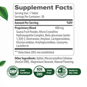 Nature’s NutriWave DentaTonic – Daily Oral Supplement with Guava Fruit, Hydroxyapatite & Enzyme Blend – Made in USA Non-GMO, Stimulant-Free Formula – 30 Tablets, 1 Month Supply Nature’s NutriWaveBuy Supplements Australia