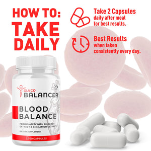 (2 Pack) Glyco Balancer Capsules, Official GlycoBalancer Health Support Pills with All Natural Ingredients, Glyco Balancer Advanced Health Support with Premium Vitamins for Women & Men (120 Capsules) MJO buy supplements Au