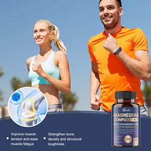 Magnesium Complex 700mg, 12 in 1 Magnesium Supplement with Glycinate, Citrate, Malate, Oxide, Taurate & Orotate, High Absorption Magnesium for Sleep, Muscle, Nerve & Heart Support, Vegan, 120 Capsules AiwevonĀ buy supplements Au