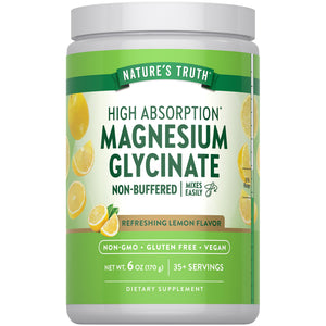 Nature's Truth Magnesium Glycinate Powder | 6 oz | Lemon Flavor | High Absorption | Vegan, Non-GMO, Gluten Free Supplement Nature's TruthBuy Supplements Australia