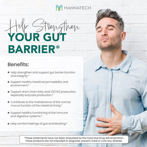 Mannatech Butyrate Supplement - Supports Gut Barrier Function, Intestinal Health, and Digestive Comfort - Promotes Short Chain Fatty Acid Production, Immune Support Supplement GI-Defense 60 Capsules Mannatech buy supplements Au