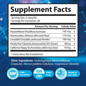NerveAlive โ Natural Daily Wellness Supplement w/ Passionflower, Marshmallow Root & Prickly Pear Extract โ 100% Natural Ingredients, Non-GMO, GMP Certified, Made in USA โ 60 Capsules, 3 Month Supply Natureโs NutriWaveBuy Supplements Australia