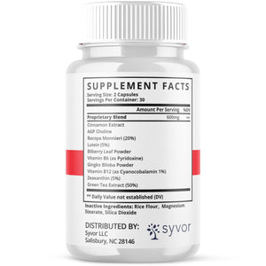 Gluco Advance Capsules, Official Gluco Advance Supplement Pills with All Natural Ingredients, Advanced Formula Supplement with Maximum Strength Premium Vitamins for Women & Men (60 Capsules) SyvorBuy Supplements Australia