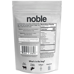 Noble Grass Fed Beef Protein Powder | Beef Protein w/Collagen, Colostrum, Organ Blend | Carnivore, Keto Friendly | Whey, Gluten Free | Muscle, Gut Health, Skin, Joint Support | 30 Servings, Vanilla Noble OriginsBuy Supplements Australia