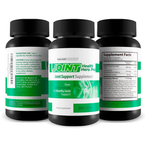 Joint Health Hero Pro - Our Best Joint & Bone Support Supplement - Turmeric - Vitamin D - Vitamin C - for Knees, Hips, Hands, Feet, Back, Neck, and More - Our Best Vitamin D Formula Happy Health Marketplace buy supplements Au