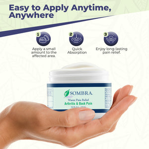 Sombra Warm Therapy Gel β Warming Muscle Comfort & Tension Relief β 8oz Jar SombraBuy Supplements Australia