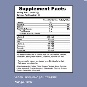 SOULBELLY Super Immunity | Remedy Vitamin Gummies for Immune Support | Vegan | Gluten-Free | Non-GMO | 60 Count SOULBELLYÂ buy supplements Au