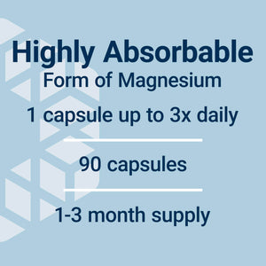 Life Extension Magnesium Glycinate, Heart Health, Bone Health, Nerve and Muscle Support, Highly absorbable, Gluten-Free, Non-GMO, Vegetarian, 90 Capsules Life ExtensionBuy Supplements Australia