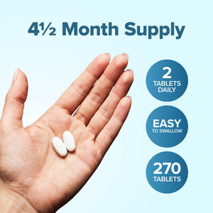 Magnesium Glycinate 400mg | 4+ Month Supply | Sleep, Relaxation & Muscle Support | High Absorption Chelated Magnesium Supplement for Women & Men | Gentle on Digestion | Vegan | 270 Tablets Purely Holisticย buy supplements Au