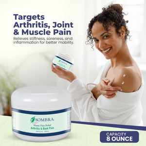 Sombra Warm Therapy Gel β Warming Muscle Comfort & Tension Relief β 8oz Jar SombraBuy Supplements Australia