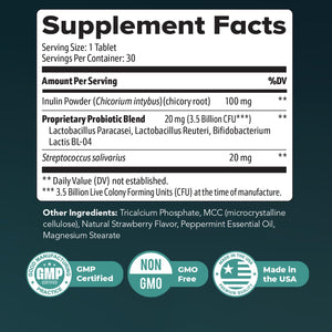 Nature’s NutriWave Synaptigen – Natural Supplement with Inulin Powder, Probiotics 3.5 Billion CFU, for Daily Wellness – Made in USA, Non-GMO, 30 Tablets - 6 Month Supply Nature’s NutriWaveBuy Supplements Australia