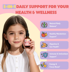 Zeolite Detox Drops for Kids & Kidney Cleanse Drops for Adults - Liquid Supplement Duo with Vitamins C B12 D3, Cranberry, Chanca Piedra, Milk Thistle & Herbal Blend - Mixed Berry & Cranberry Flavor, 6 Pavintrix buy supplements Au
